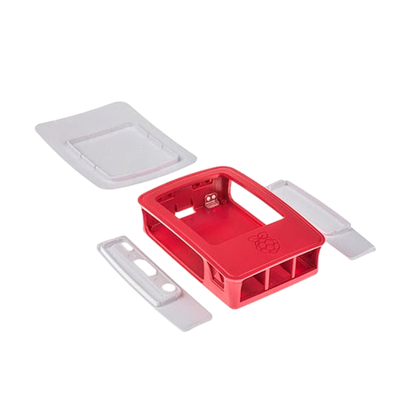 Caja RASPBERRY PI 3 B Blanca y Roja Accesorio Caja RASPBERRY PI 3 B Blanca y Roja Accesorio